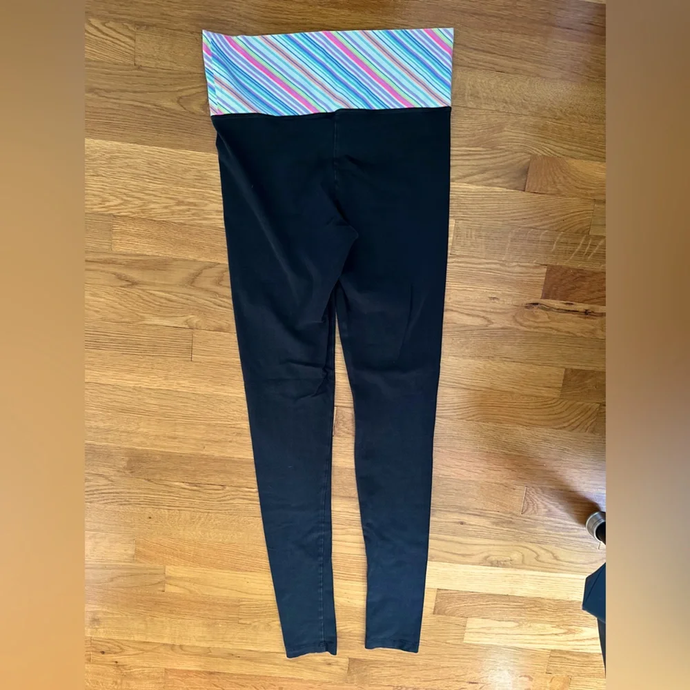 Victoria’s Secret Pink Women’s Size Medium Long Black Leggings. - Picture 3 of 5